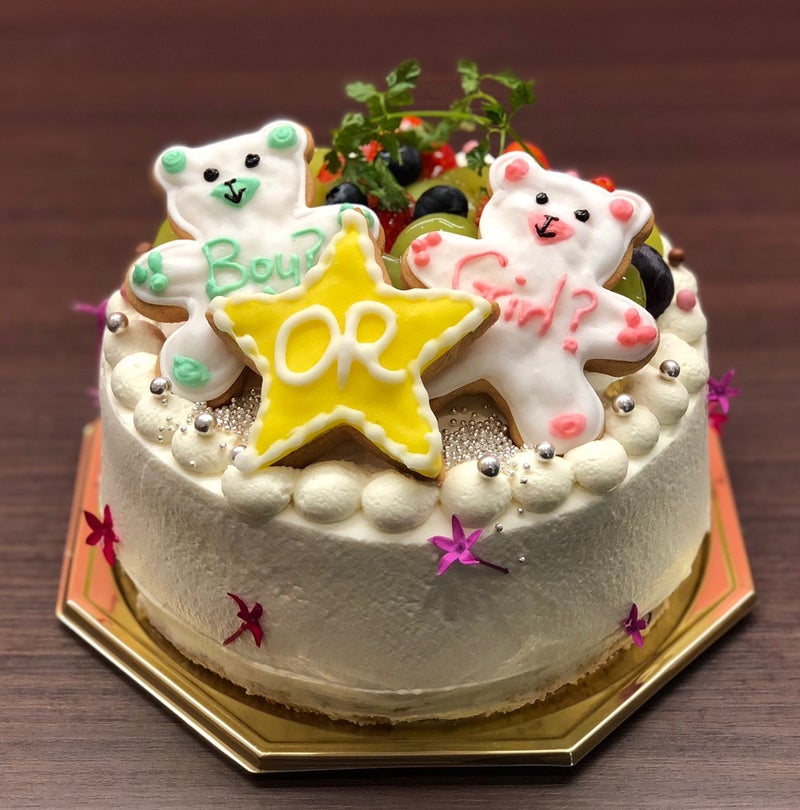 ジェンダーリビールケーキのオーダーありがとうございました 名古屋 グルテンフリースイーツと焼き菓子 桜本町 Crejouer クレジュエ のパティシエblogです