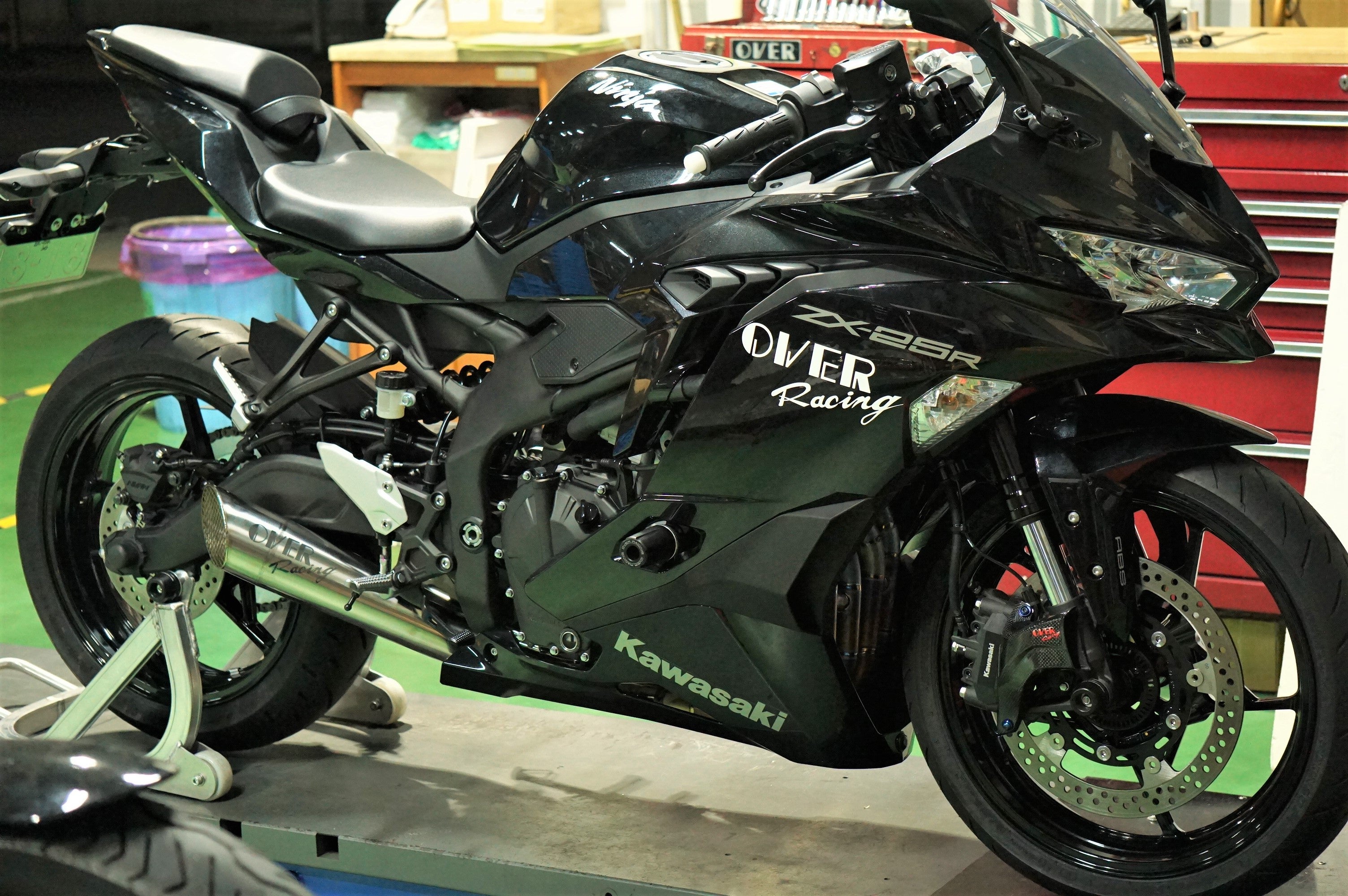 ZX-25R フルチタン メガホン | OVER Racing Projects 開発ブログ