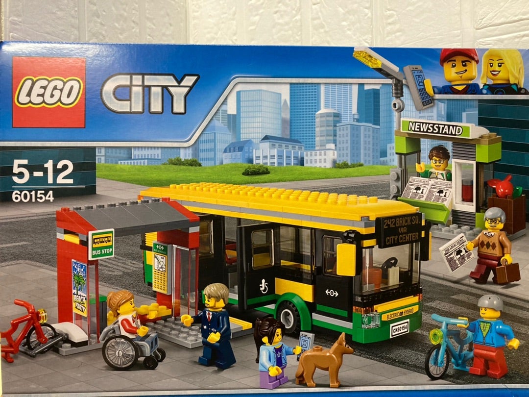 レゴ(LEGO)シティ バス停留所 60154を作ってみました その2 | まい 