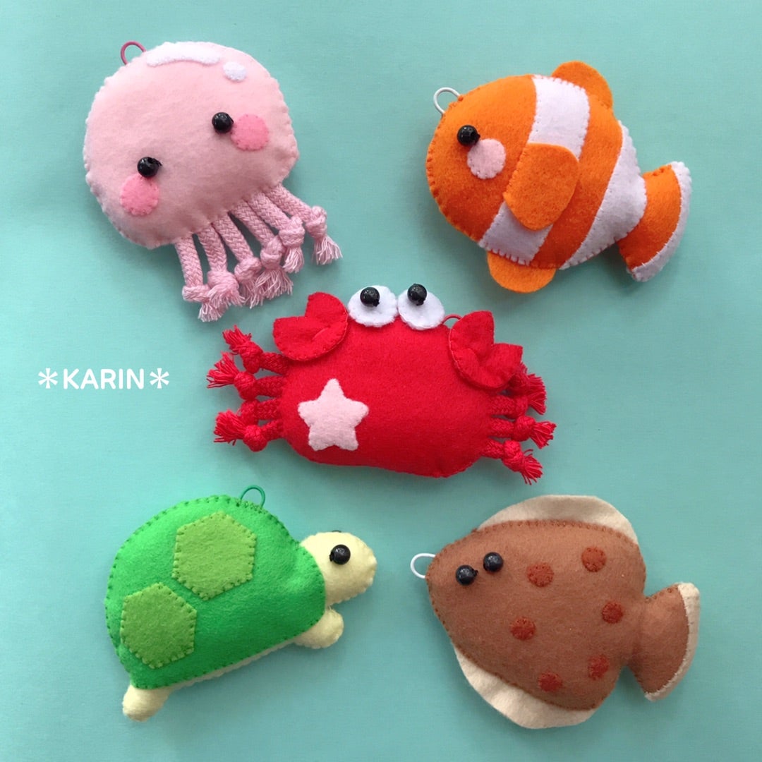 フェルト〉お魚釣り | *HANAUTA*