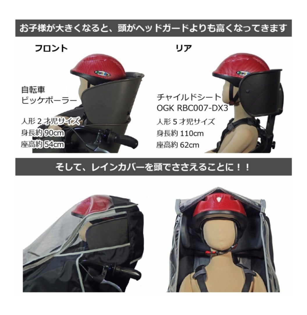 定期入れの POLAR フロントチャイルドシートカバー bikke