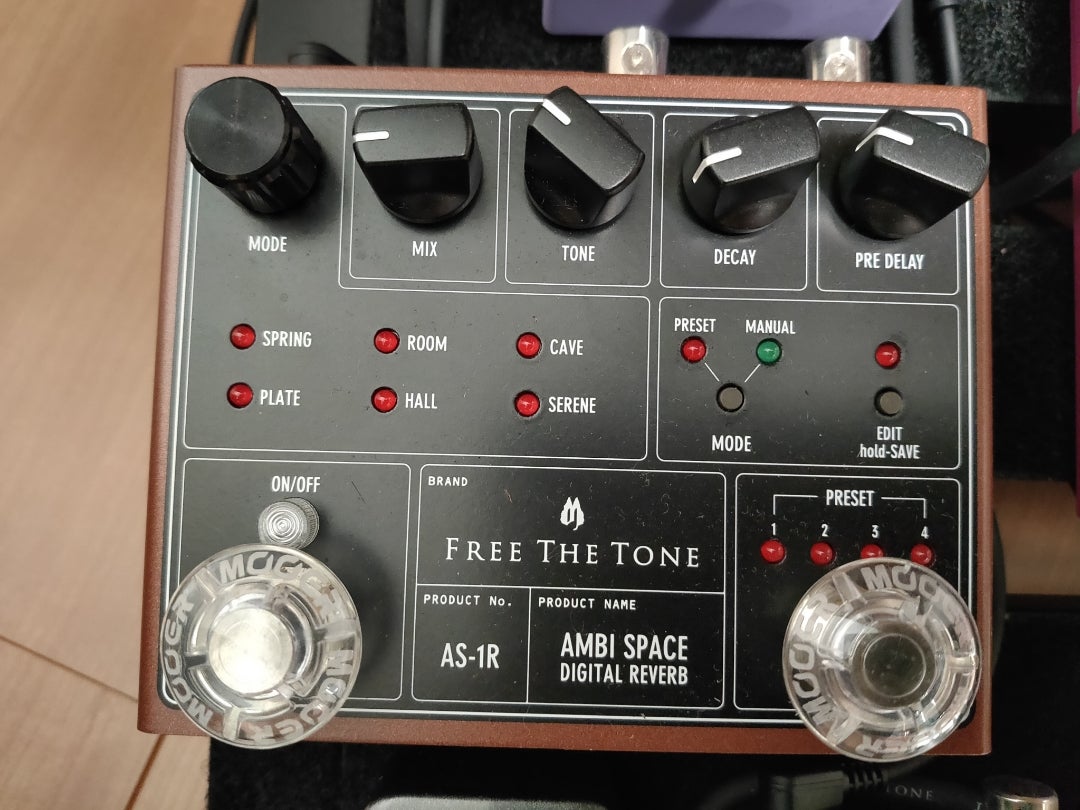 free the toneのリバーブ AMBI SPACE AS-1R | orhg（オーアールエイチ 
