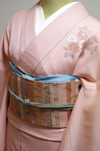 着付・帯結び☆汕頭（スワトウ）刺繍の付け下げ | ヨッココッコ