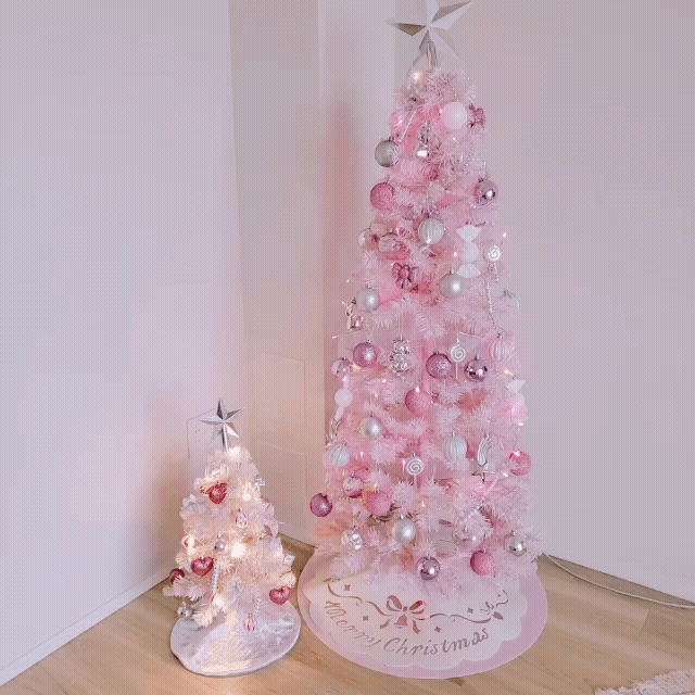 楽天ランキング1位】 Francfranc クリスマスツリー ピンク 150センチ