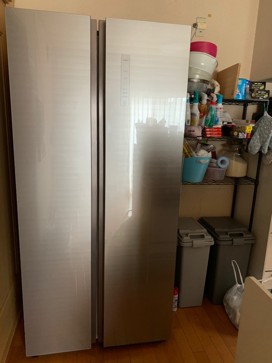 NEW冷蔵庫 AQUA AQR-SBS45J | 本職医療従事者の趣味の部屋 基本的にDIY 