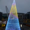 LED100,000個の地元クリスマス・ツリー型イルミネーションの画像