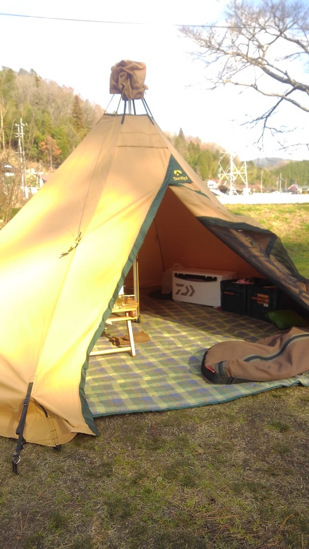 テンティピ オリヴィン2 CP 初張りキャンプ・・・① | 釣り・キャンプ 