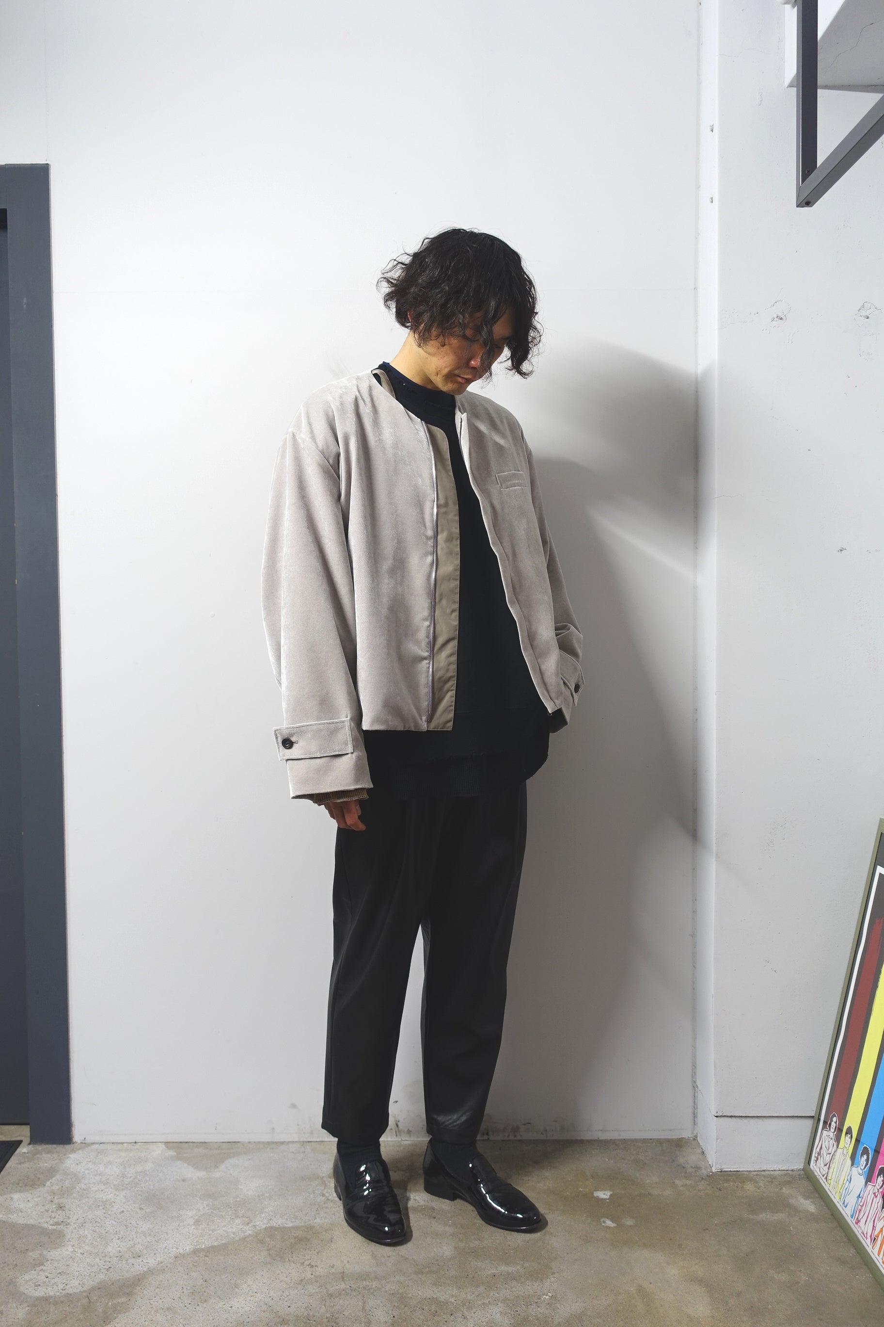 stein(シュタイン)/FAKE LEATHER TROUSERS/Black 通販 取り扱い-CONCRETE RIVER