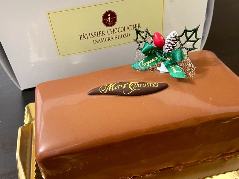 クリスマスケーキ 和栗のチョコレートケーキ イナムラゾウゾウ 日暮里 バリコの東京下町で週末ランチ