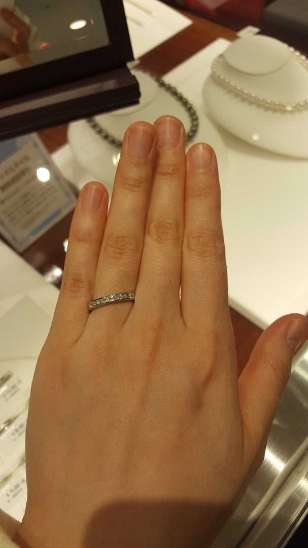 ハーフエタニティを結婚指輪にすることについて | りんごブログ