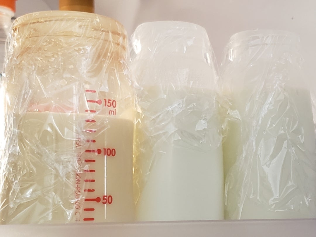 搾乳機（メデラ）　母乳　冷凍