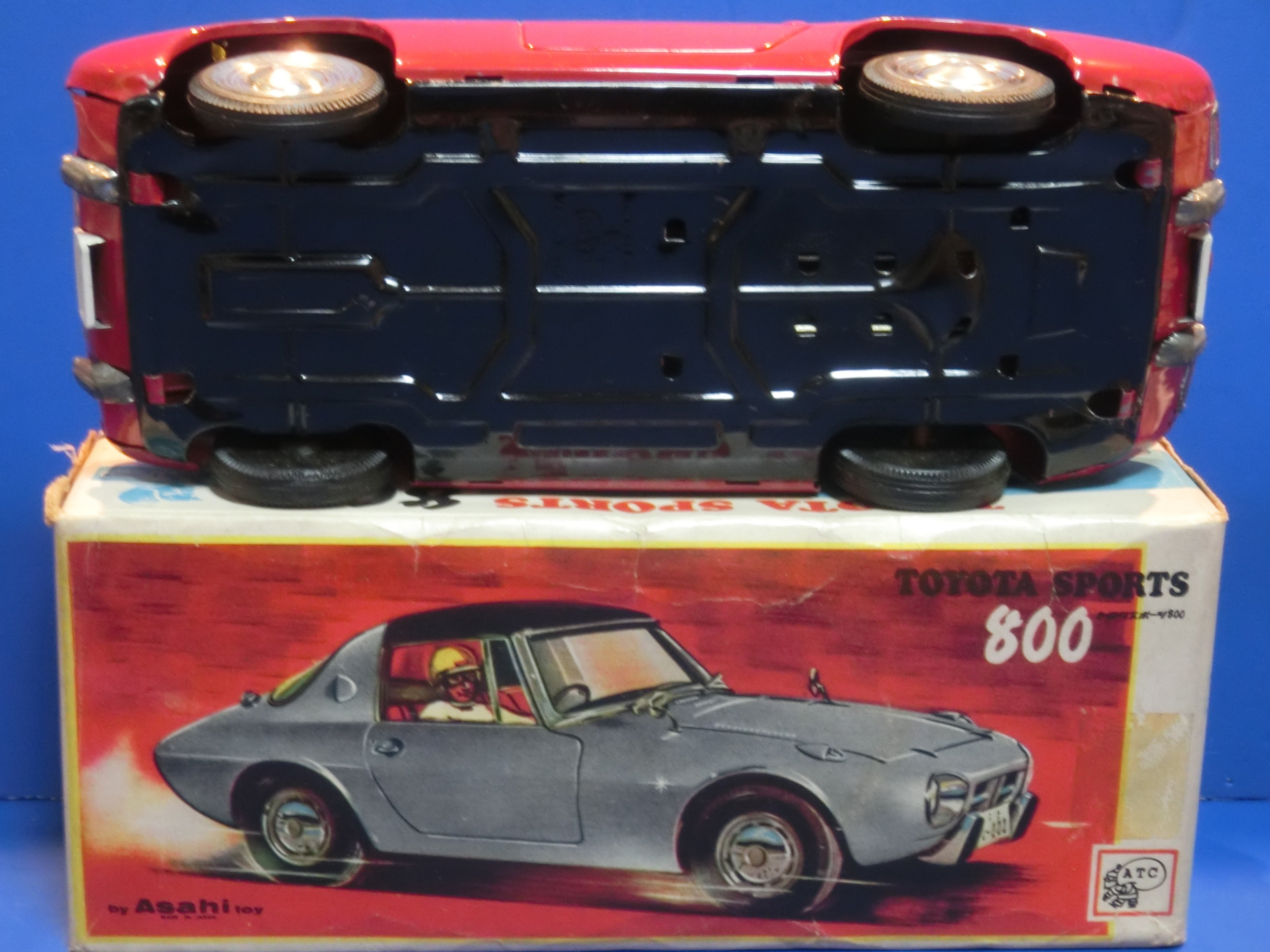 ☆1965年アサヒ玩具/バンダイ トヨタスポーツ800 ～ ブリキ自動車 