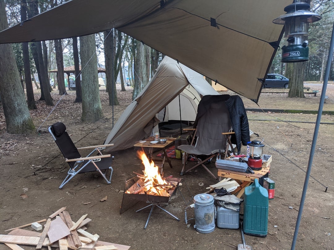 アウトドア テント/タープ DoDライダーズワンポールテントと正月キャンプの巻 | 山猫の、こんな 