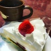 苺のショートケーキの画像