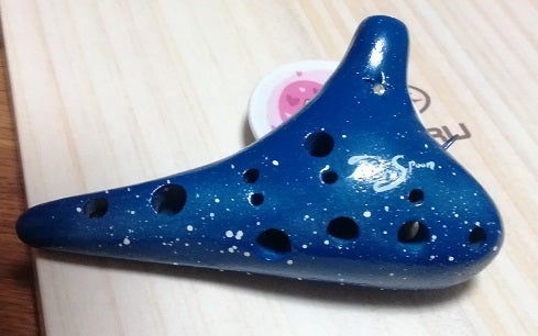 オカリナ求めて三千里25 風花オカリナTEE Spoonアイボリーモデル