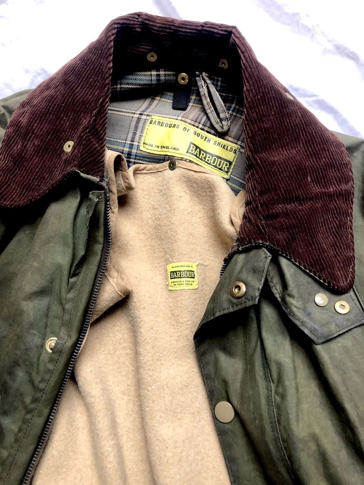 黄タグ 1960s/ C38 Vintage Barbour GAMEFAIR-