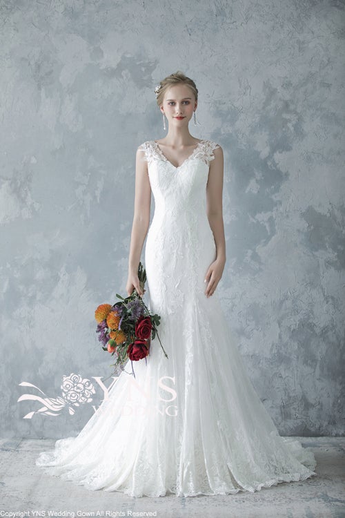 YNS WEDDING Aラインマーメイド ウェディングドレス YNS wedding 