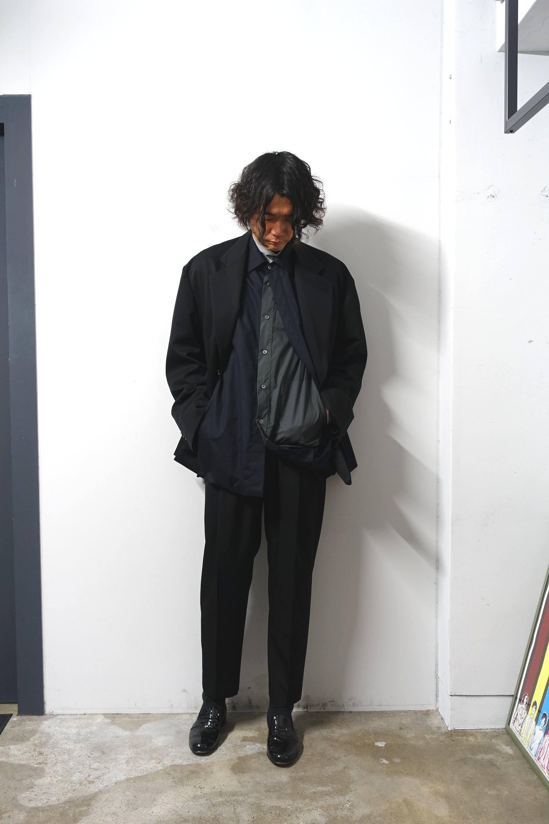 stein(シュタイン)/OVERSIZED SINGLE BREASTED JACKET/Black 通販 取り扱い-CONCRETE RIVER