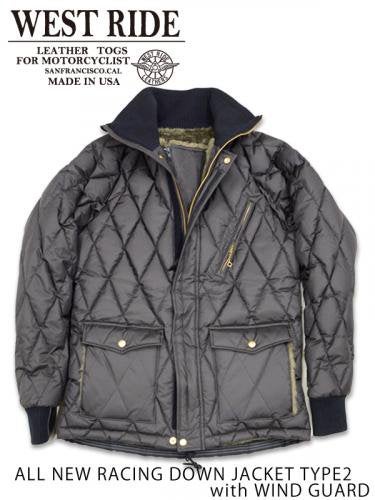 WEST RIDE 「 RACING DOWN JACKET TYPE2 」 | TMAX530 Bike Touring Blog(^-^)/2 WEST RIDE 「 RACING DOWN JACKET TYPE2 」 | TMAX530 Bike Touring Blog(^-^)/2