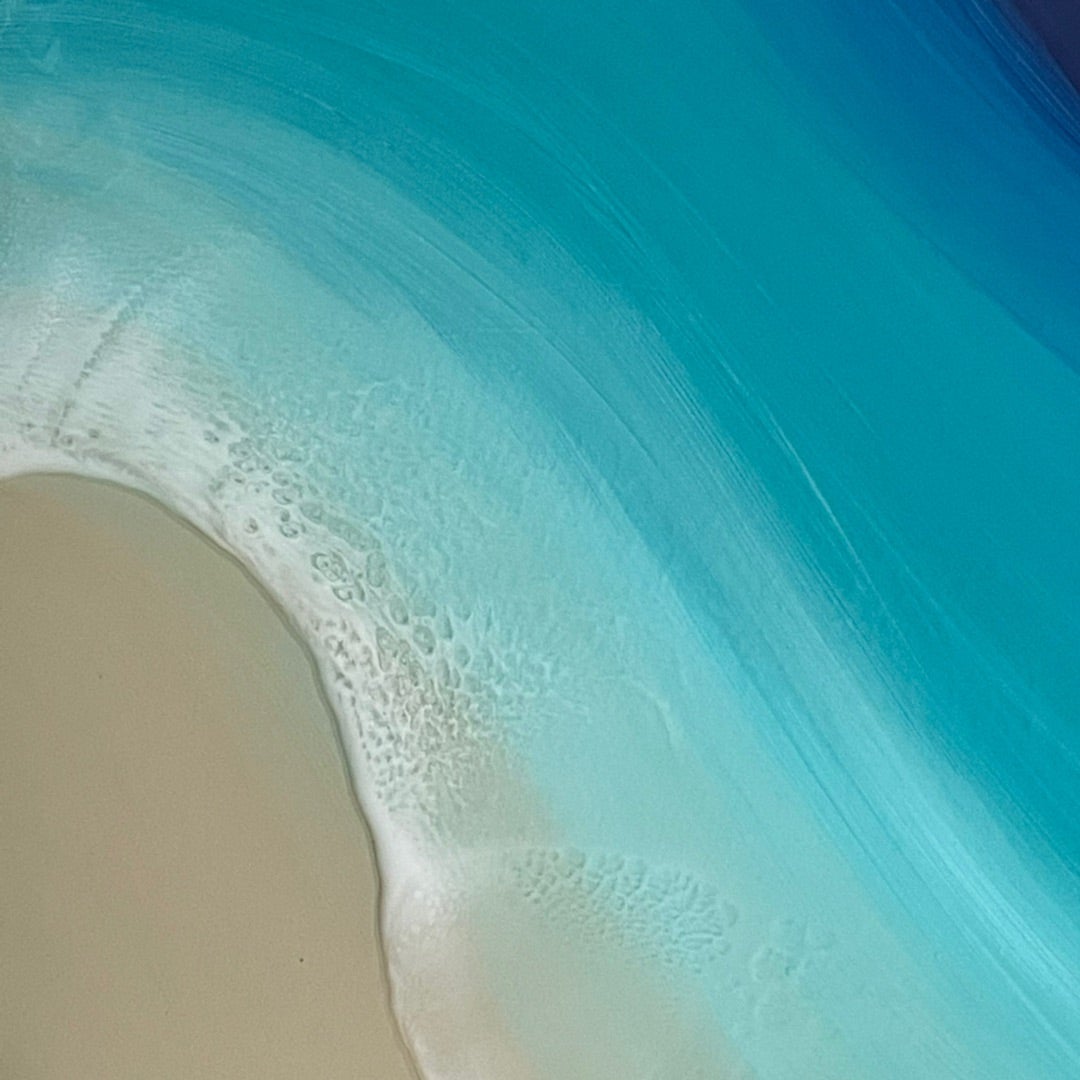 エポキシレジンで波のアート | furu道具にっき～大好きな海のレジン 