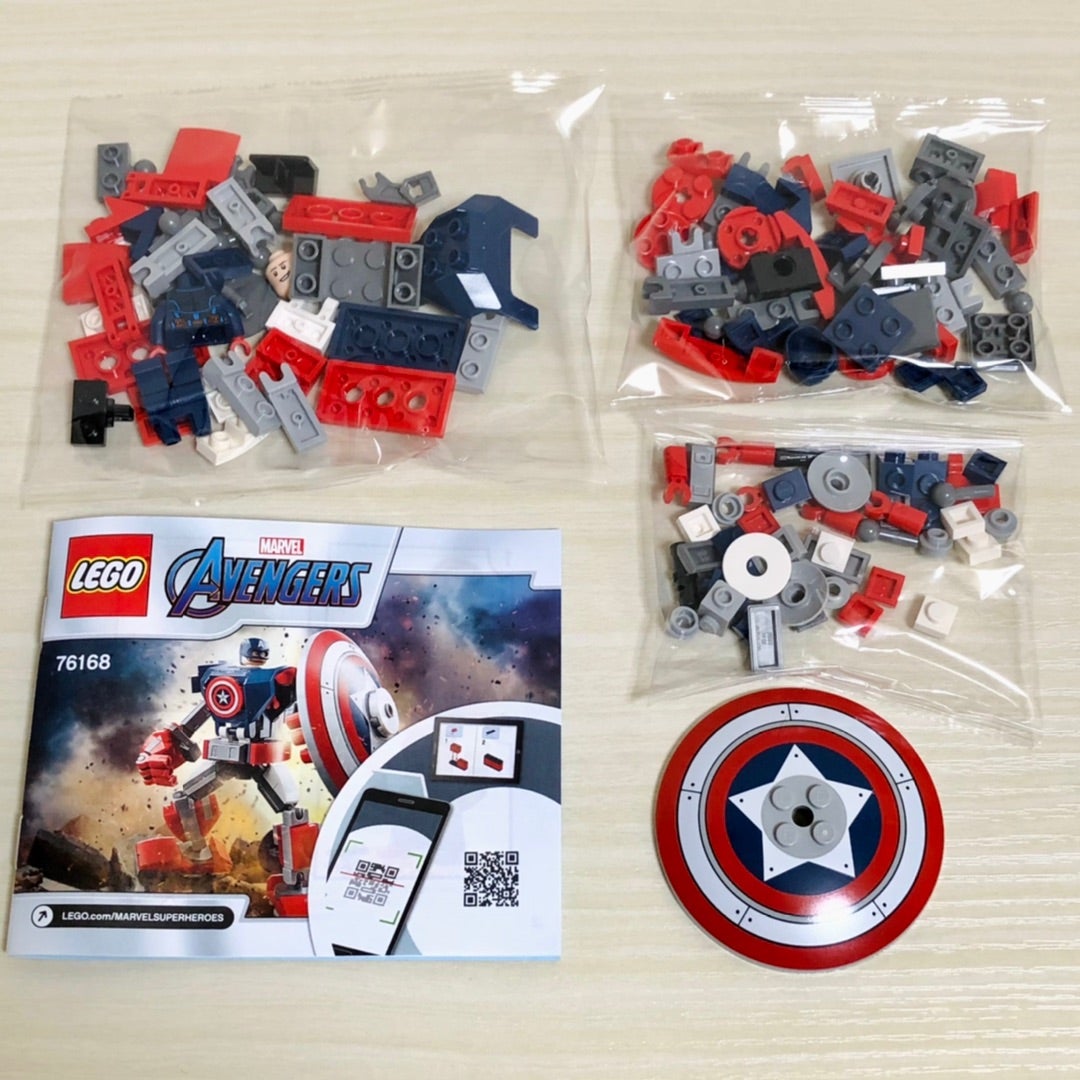 LEGO】76168 Captain America Mech Armour | HiROのおもちゃ箱