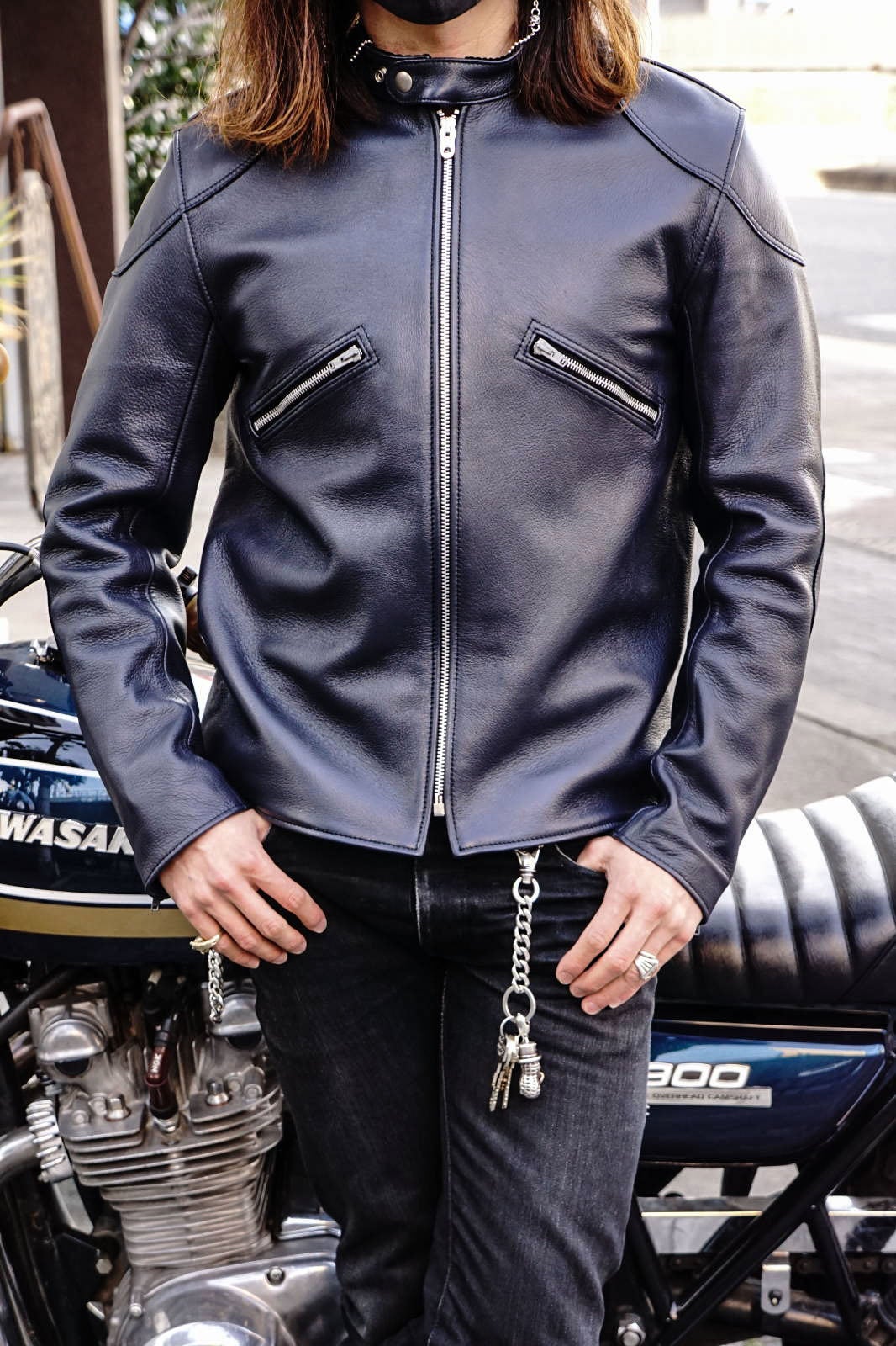 ADDICT CLOTHES SPECIAL EDITION — BLUE DEERSKIN | B.S.W. ADDICT CLOTHES SPECIAL EDITION — BLUE DEERSKIN | B.S.W.