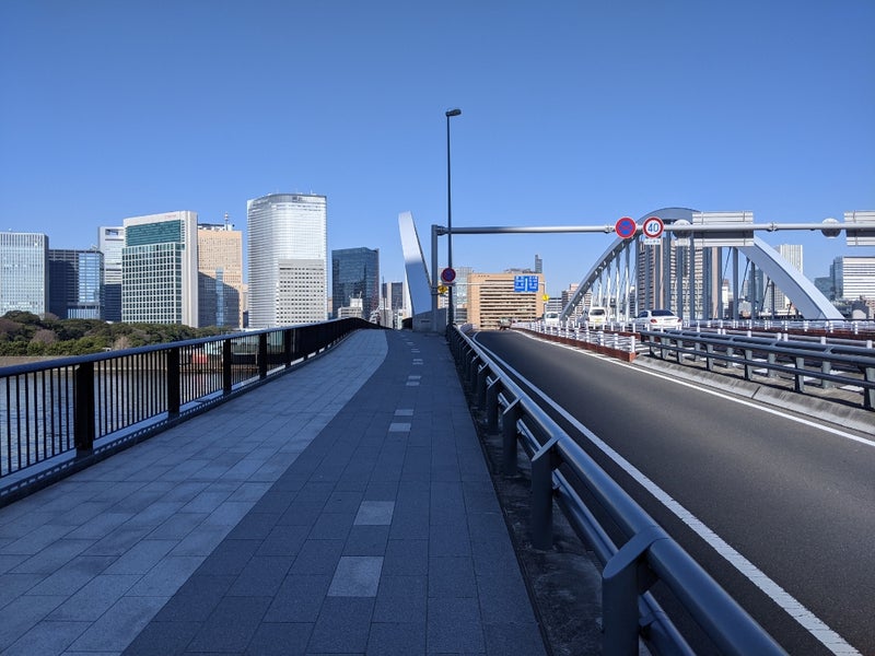 祝 築地大橋の南側歩道が通行できるようになりました アシモモ のブログ