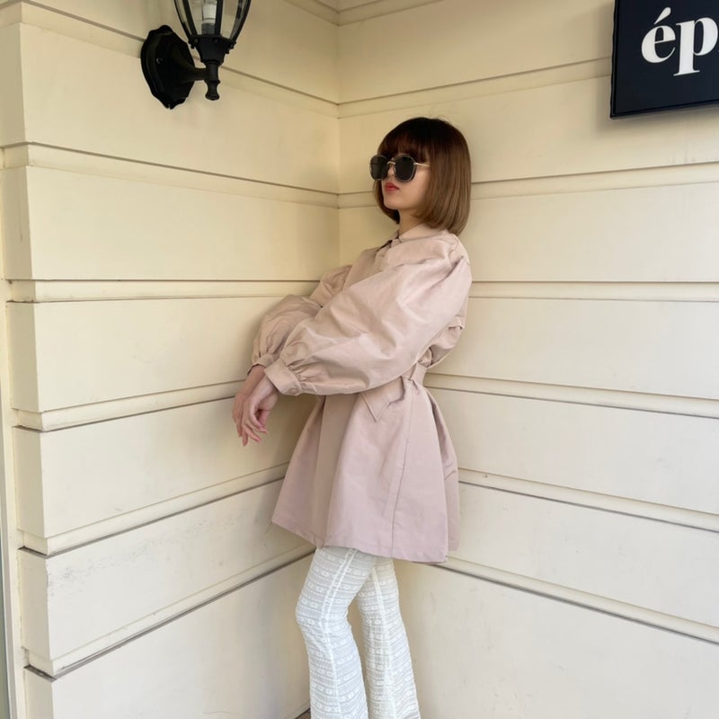 春の新作アウター♡arm volume mini trench coat♡ | épine official blog