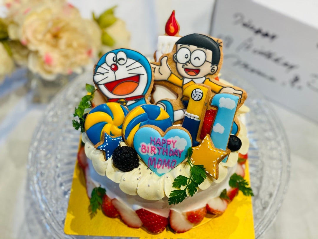 ドラえもんバースデーケーキ 京都 アイシングクッキー作家 Mikarinkoの食いしん坊日記 Ciel D Avenir ドラえもんバースデーケーキ 京都 アイシングクッキー作家 Mikarinkoの食いしん坊日記 Ciel D Avenir