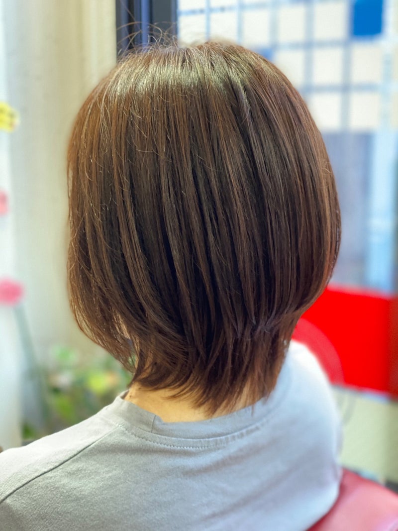 前下がりのボブからレイヤーボブにスタイルチェンジ 長崎市美容室 Verve Hair ヴァーブヘアー のブログ