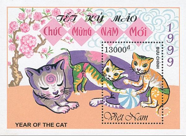 ベトナムでは卯年は猫年　ネコ年生まれの怪　アジアの干支の記事より