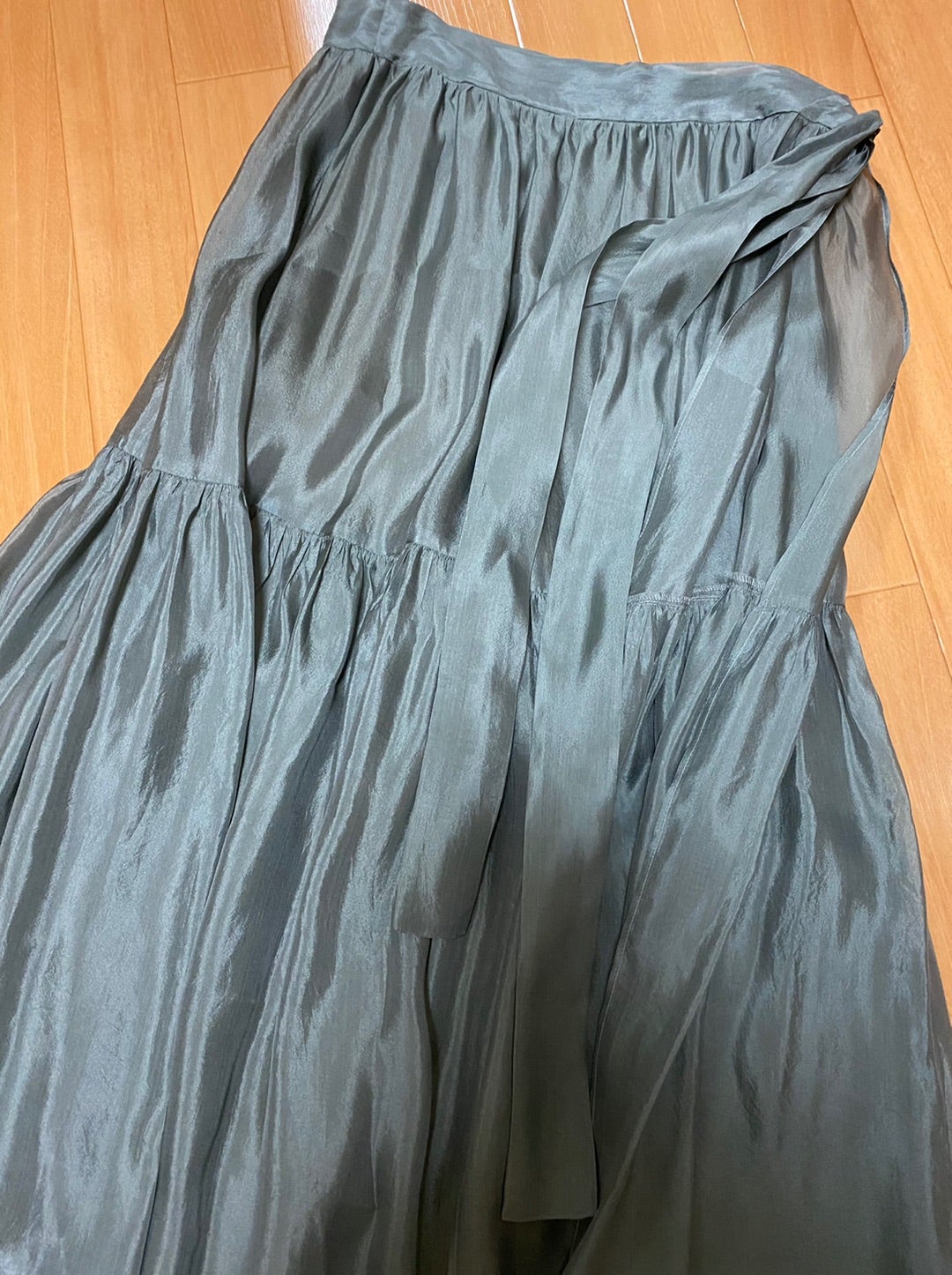 特価商品 L'Appartement Skirt Organdy Silk Cupra ロングスカート