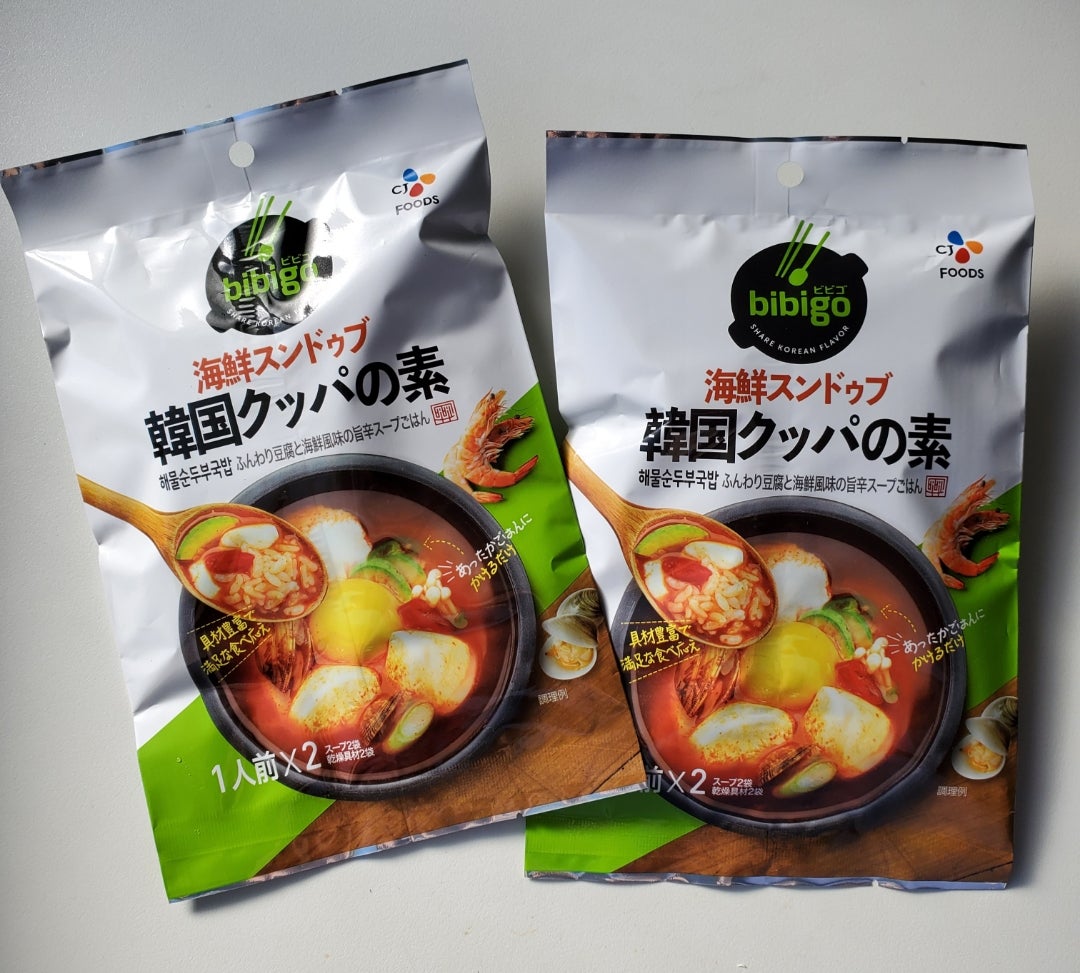 「優良配送対応」「CJ FOODS JAPAN」 bibigo 韓国クッパの素 海鮮スンドゥブ 47.4g×4個セット 「フード・飲料」