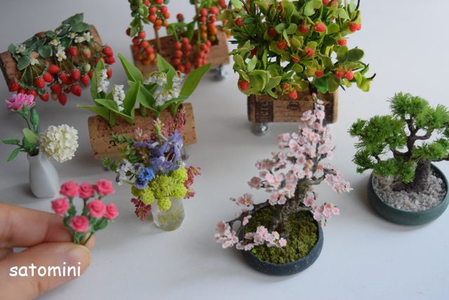 【まとめ一覧】ミニチュア花の作り方とヒント 今まで書いたブログ 過去と現在 | Satominiのパリでミニチュア粘土 想いを形に 【La  Petite Masion＋α】
