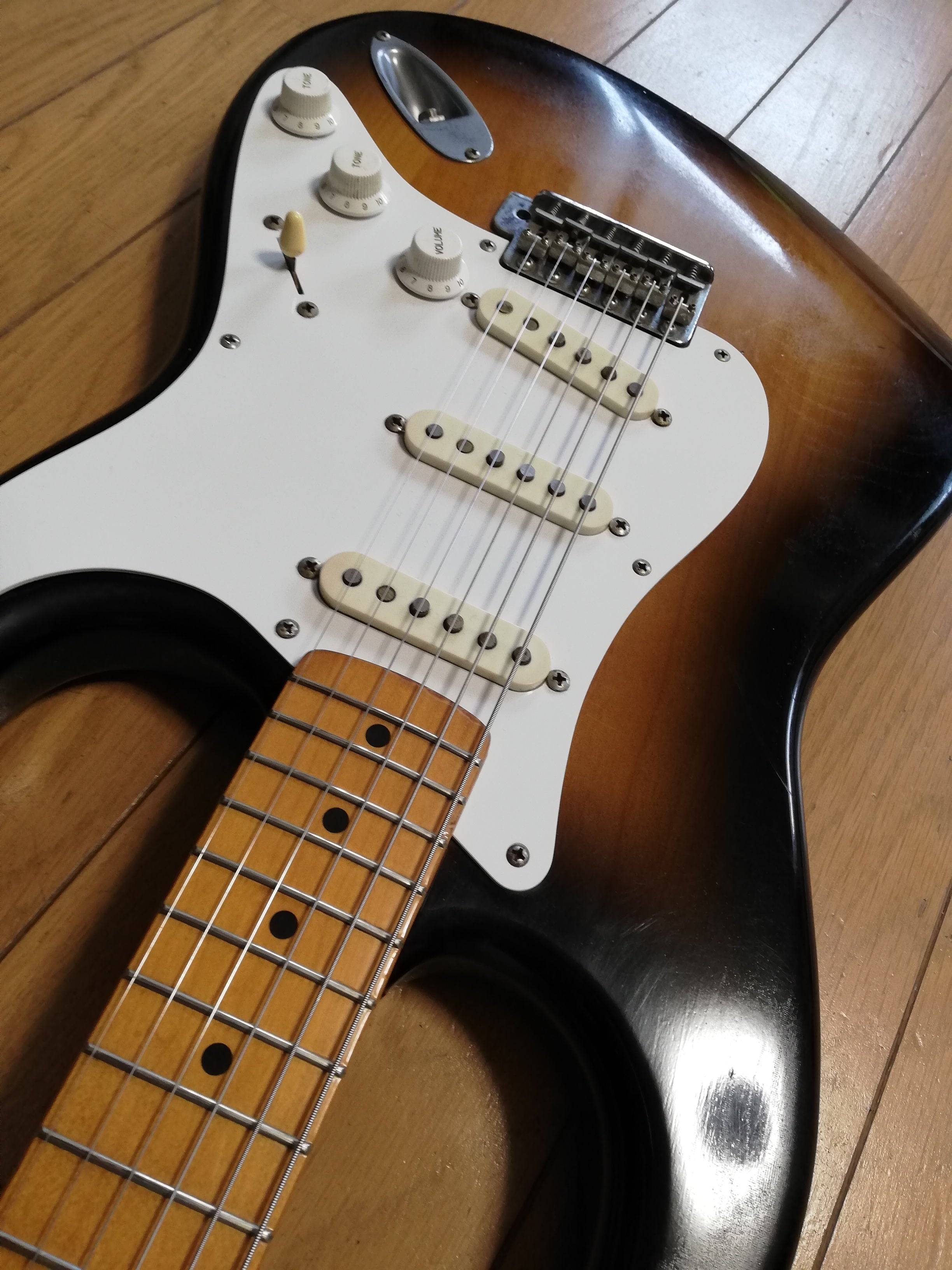 Fender JAPAN Stratocaster ST57ー85 JV シリアル フェンダー ジャパン Fender JAPAN Stratocaster ST57ー85 JV シリアル フェンダー ジャパン