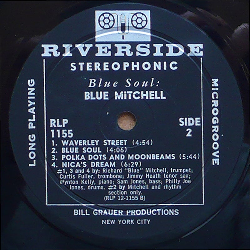 BLUE MITCHELL（RIVERSIDE・リーダー編・その１） | These music suit me well