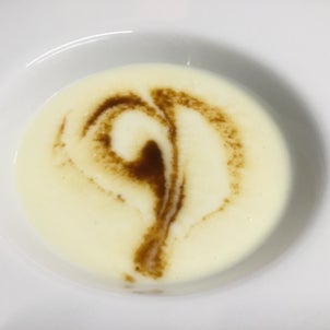 『最後の晩餐に食べたい！』大好物の甘海老とカリフラワーの冷製スープの画像