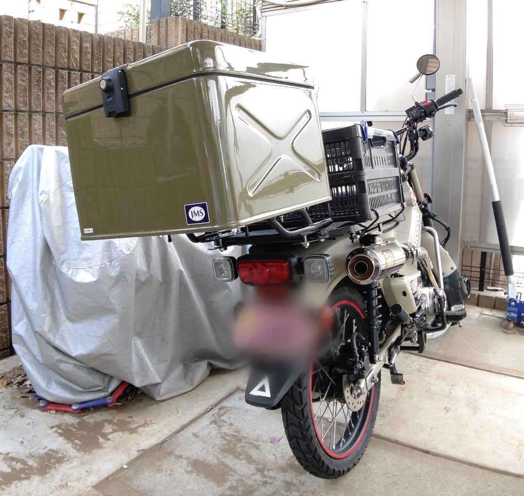 CT125に一七式特殊荷箱 導入 | 一生バイクに乗っていたい！