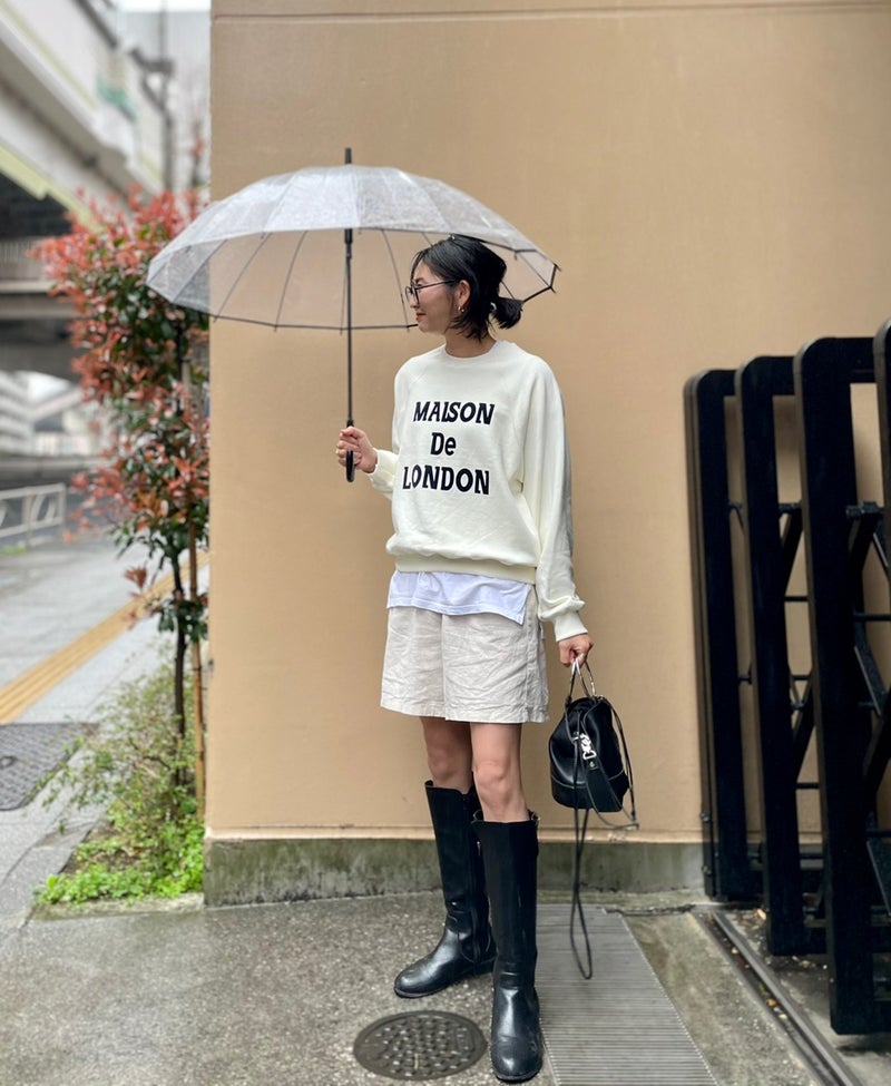 雨の日コーデ。こだわりのビニール傘。 | Ayano's Diary- Fashion,Cooking,MamaLife -