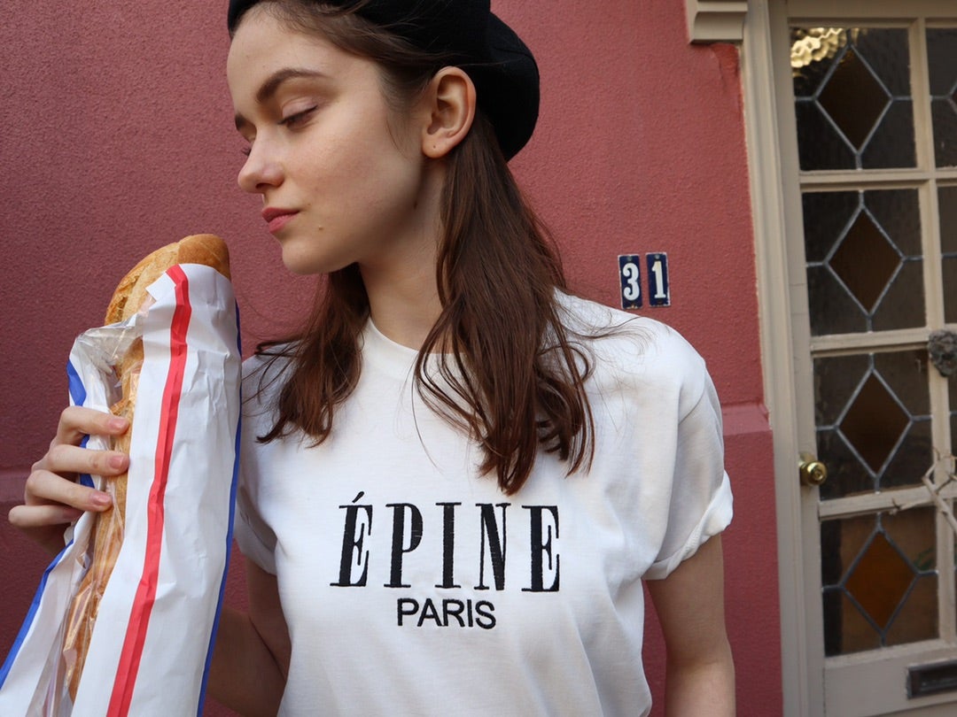 人気シリーズから新作 ❤︎ÉPINE PARIS embroidery tee❤︎ | épine 