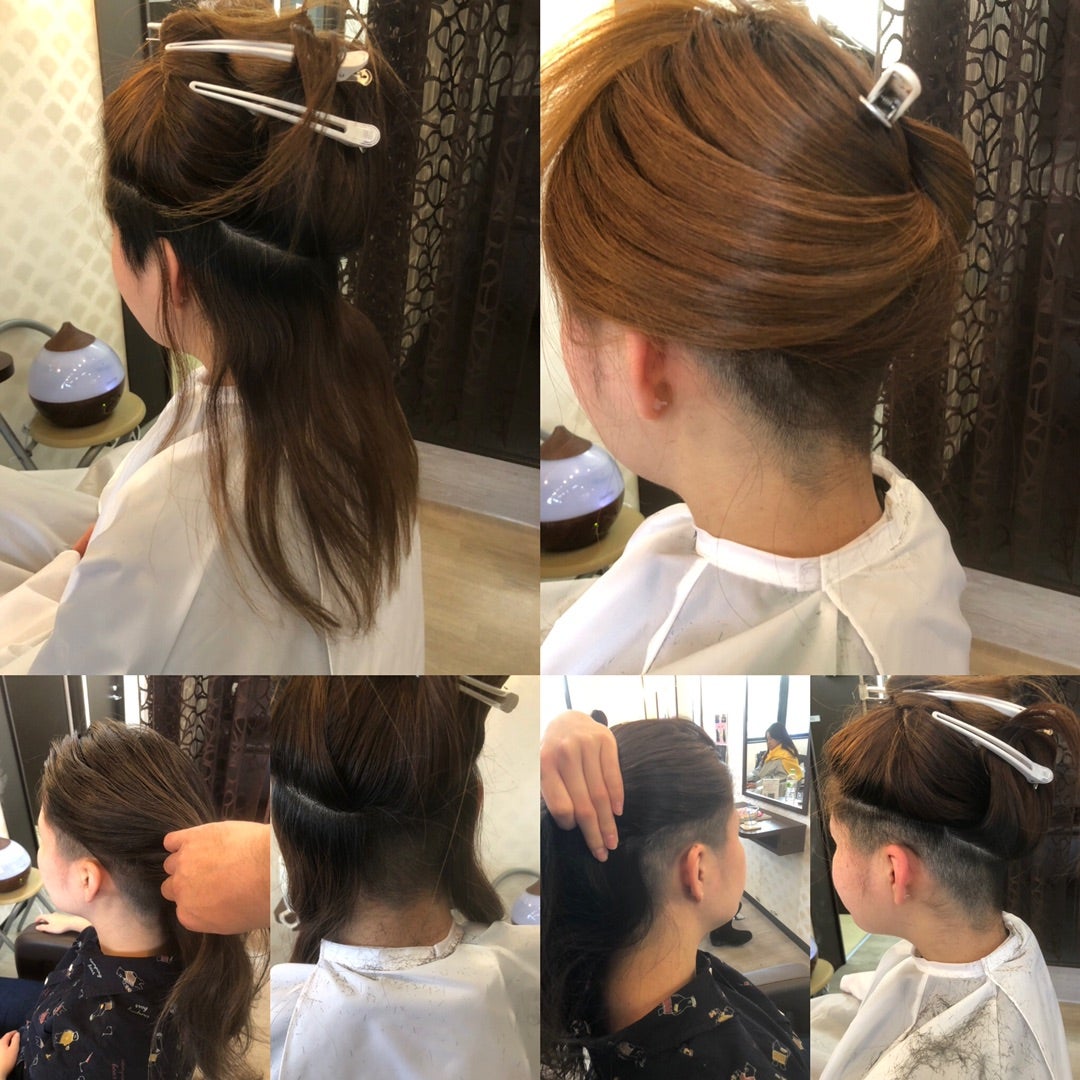 斬新な刈り上げ女子 ロング髪に合うツーブロック 美容室abidingブログ
