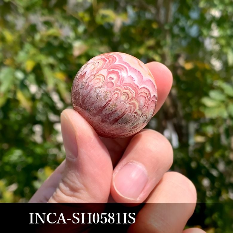 新着情報☆桜色の優しいインカローズスフィアをご紹介｜天然石 