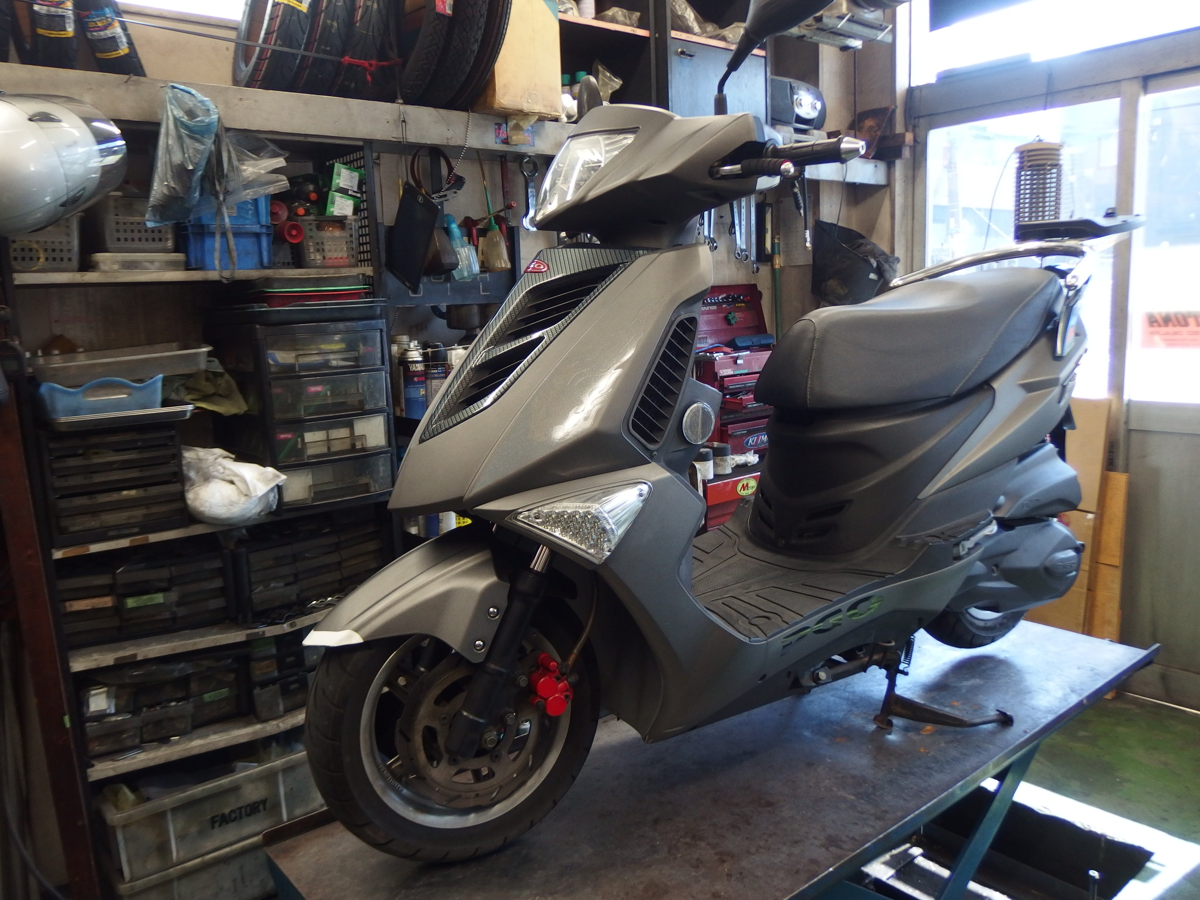 PGO ティグラ125 イロエロトラブってますが、まずは・・・ | M-factory 