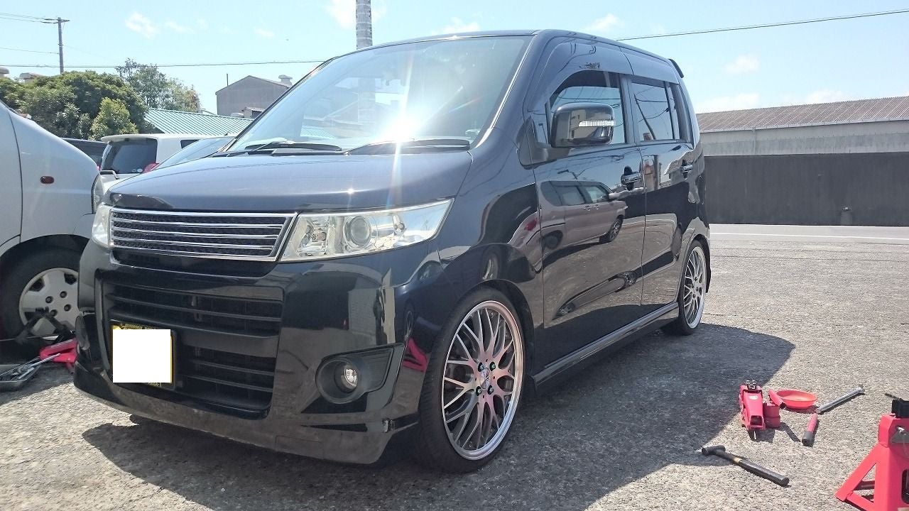 ワゴンRスティングレー(MH23S) 車高調取付 | ☆T.Y AUTOのブログ☆