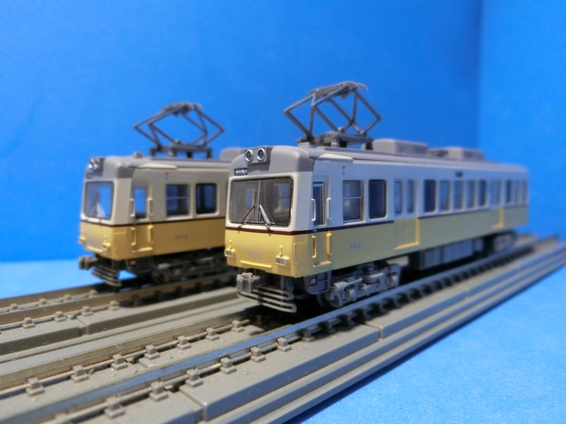 久しぶりの京阪大津線車両は鉄道コレクション６００形びわこ号色塗装 | きままな鉄道模型