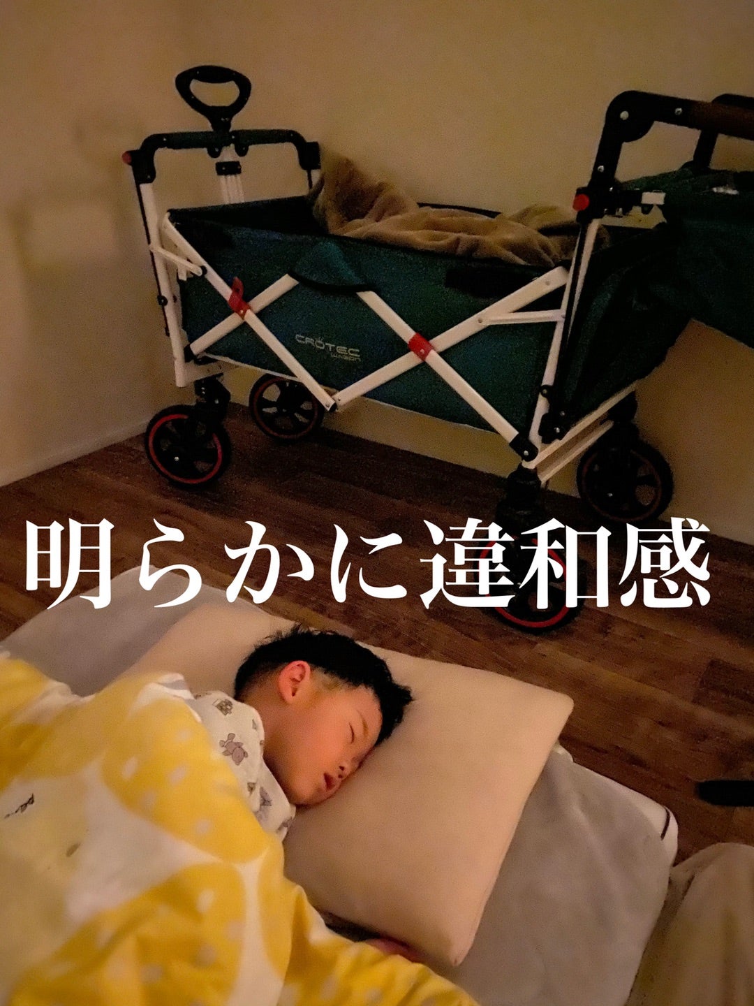 3歳、ついに1人寝】双子・三つ子に便利!ベビーカーにもなるクロテックワゴン