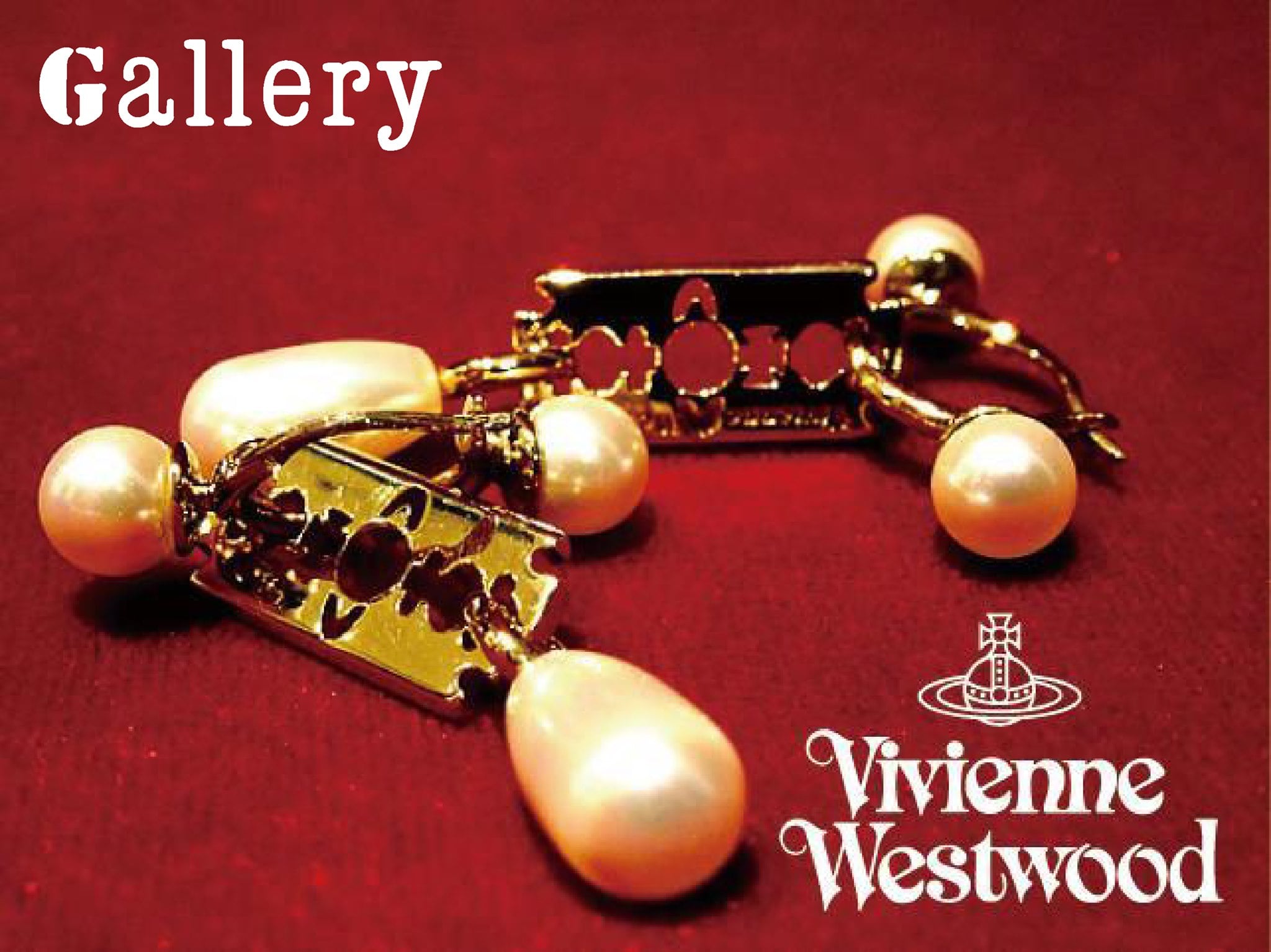 Vivienne Westwood【カミソリドロップパールピアス】 | Galleryブログ 