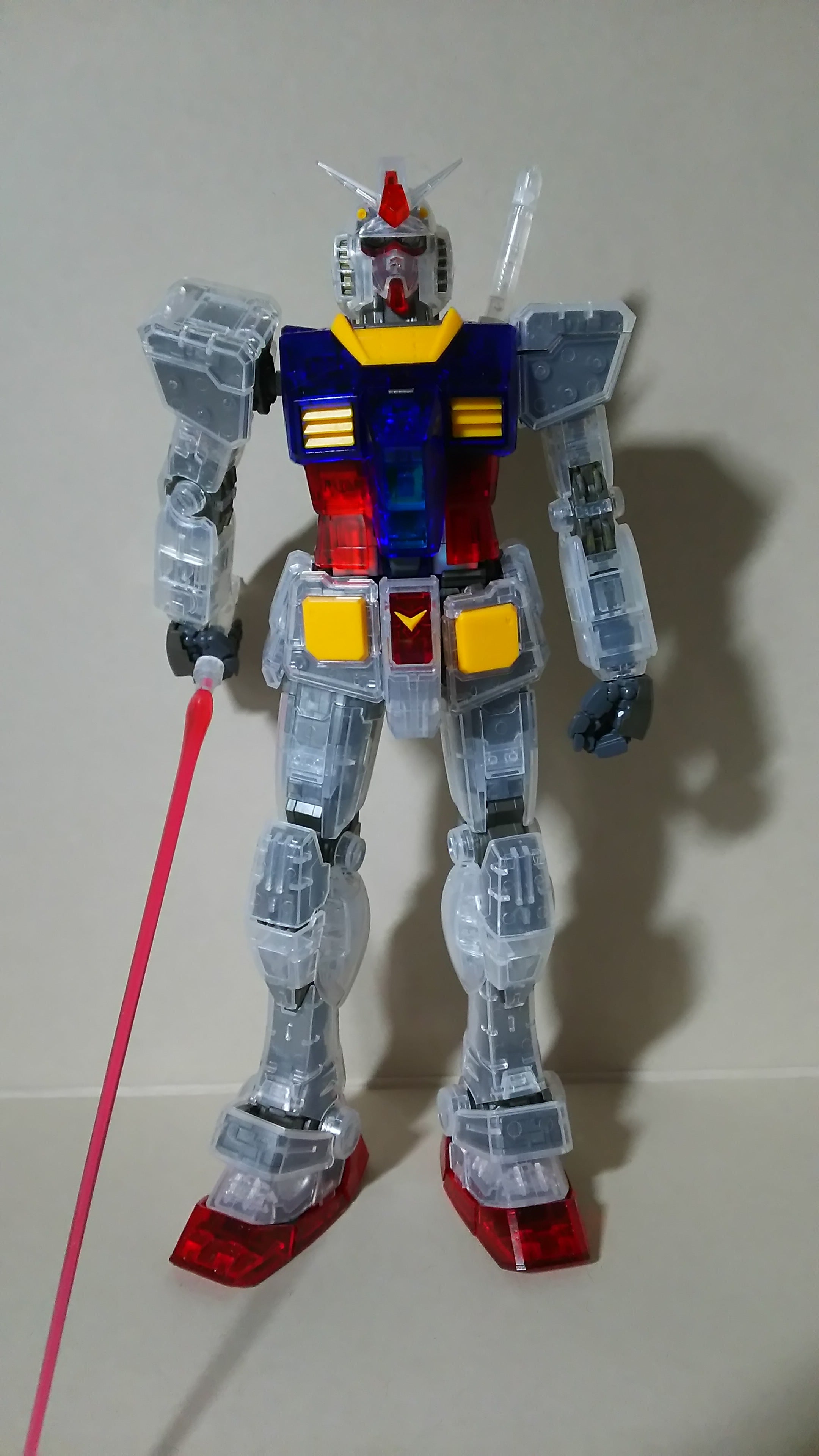 【レビューで送料無料】 MG ガンダムVer.3.0 ソリッドクリア各種＋コアファイターセット ロボット