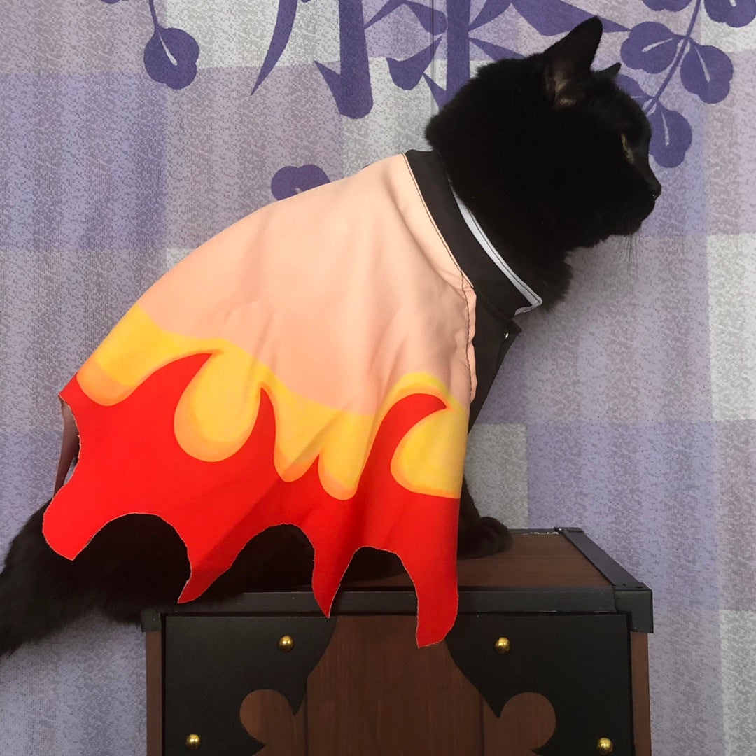 煉獄さんに変身☆猫ちゃん用の隊服 | おまけ好きのブログ♡
