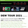 Dew Tour 2021 オリンピック予選の画像